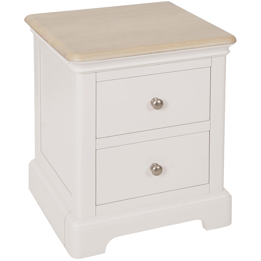 Arundel 2 Drawer Bedside Painted Grey